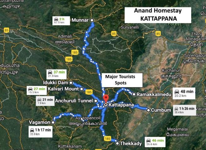 Anand Homestay Kattappana Eksteriør billede